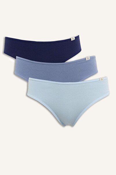 DeFacto Ribana 3-Piece Strap Brief Panties-Fall in Love D6404Ax24Au