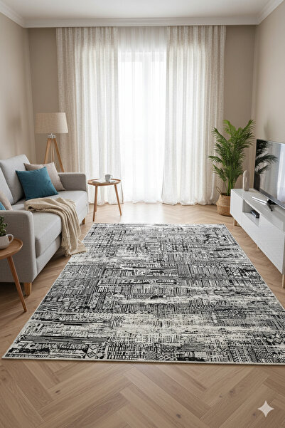 Ottofis Impressive Koleksiyonu 4 Metrekare Desenli Salon Mutfak Yatak Odası H...