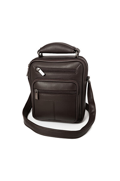 Magrot Luxury business bag made of genuine leather 22/19 brown