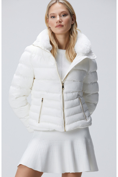 Network Kırık Beyaz Mont