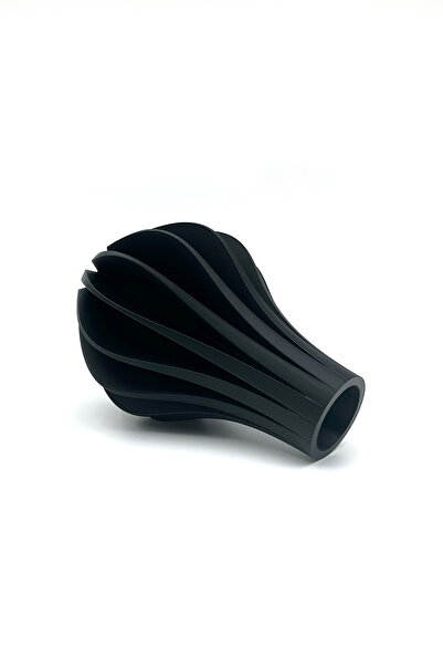 Home Luna Black Vase 20X15Cm