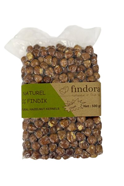 fındora Naturel Çiğ İç Fındık 500 Gr | Vakumlu Ambalaj