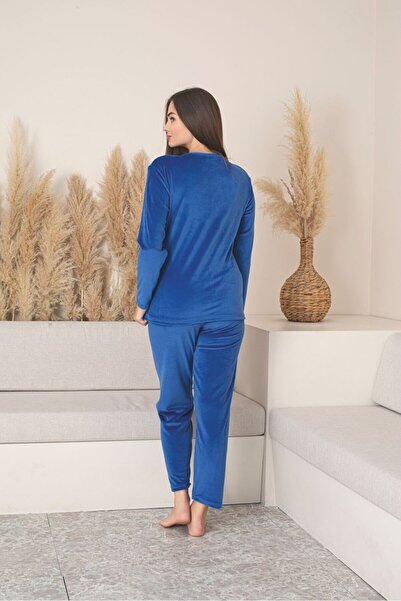 Asel Kadın Kadife Pijama Takımı