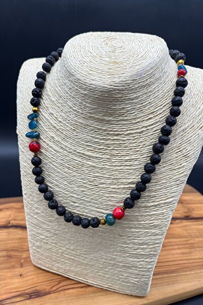 Balzamin Design قلادة حجر طبيعي للجنسين من بروتيكتيف إنيرجي، تصميم يدوي الصنع للجنسين