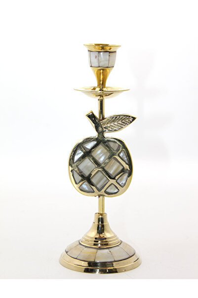 VANCH Brass Pearlescent Single Candlestick Model 1
