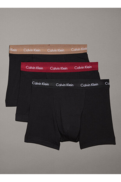 Calvin Klein 3'Lü Siyah Erkek Boxer 0000U2662GNOP