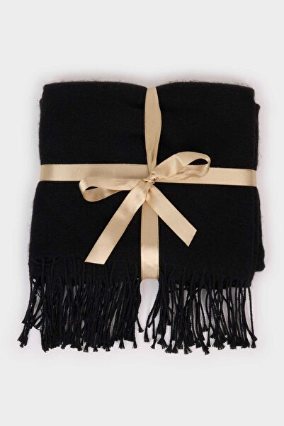 DeFacto Women's New Year Themed Woven Scarf D0018Ax24Wn