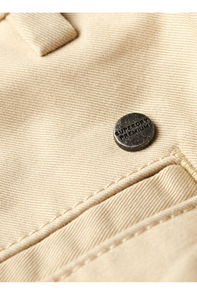 SUPERDRY Normal Bej Erkek Şort M7110422A8PV_STRETCH CHINO SHORT