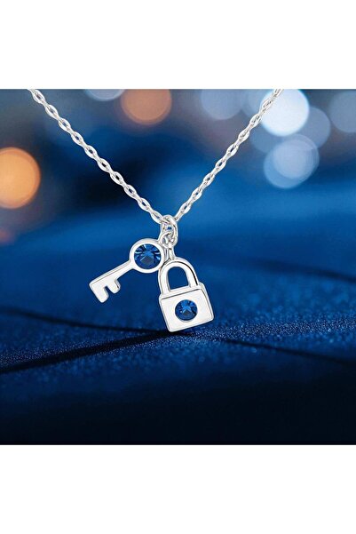 OEM Colier din Argint 925, model Lacăt & Cheie - 2g