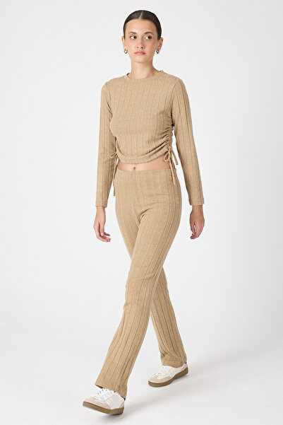 Rays 8114A Set pantaloni cu pliuri laterale bej-gri