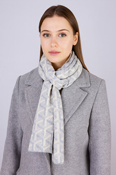 Sebir Moda Eșarfă tricotată cu model în Y