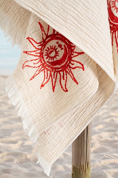 VAROL Organic 100% Cotton Muslin Peshtemal - Heliona