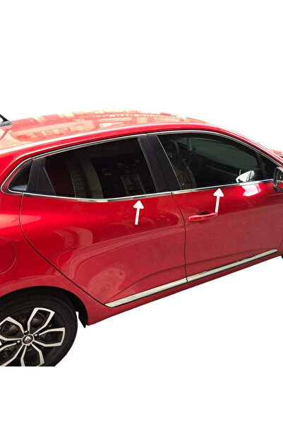 ACK Dizayn RENAULT CLİO 5 2019+ ARACA ÖZEL KROM CAM ALT ÇITASI A+