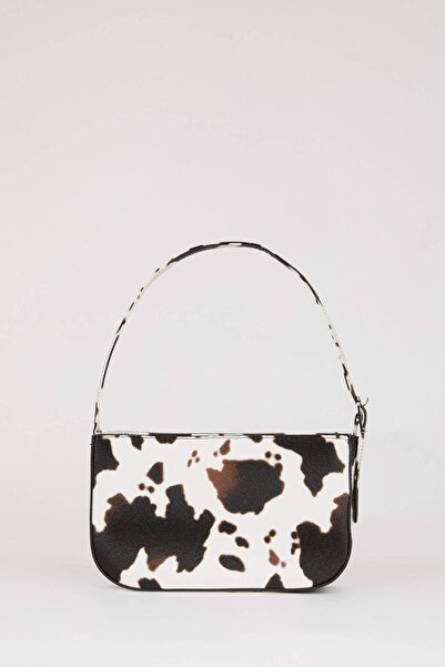 DeFacto Kadın Suni Deri Desenli Omuz Çantası E2829AXNS