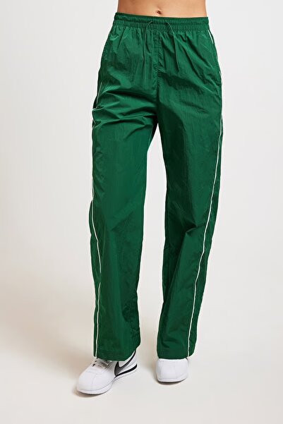 Nike Sportswear Windrunner High-Waisted Woven Open-Hem Yeşil Kadın Eşofman Altı