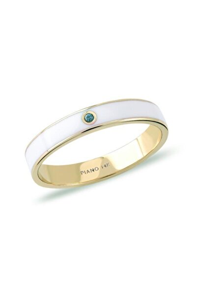 Piano Jewellery Rhythm Mine Mavi Pırlanta Yüzük