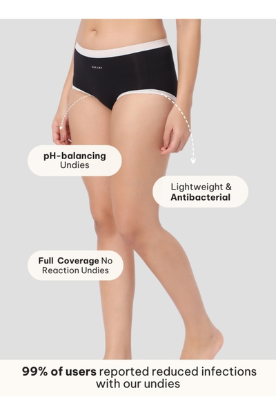 Intimate Queen Corn Bae Lacy Boyshorts – CloudSoft Luxury, Made from Corn Fiber | Soothes Skin, No Roll-Ups