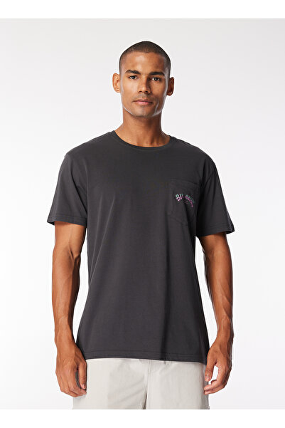 BİLLABONG EBYZT00175_STACKED ARCH PK TEES Siyah Erkek Bisiklet Yaka Regular F...