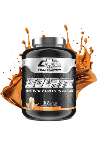 Core Champs ISOLATE 100% Whey Protein Isolate 67 SERVING (Caramel Latte)