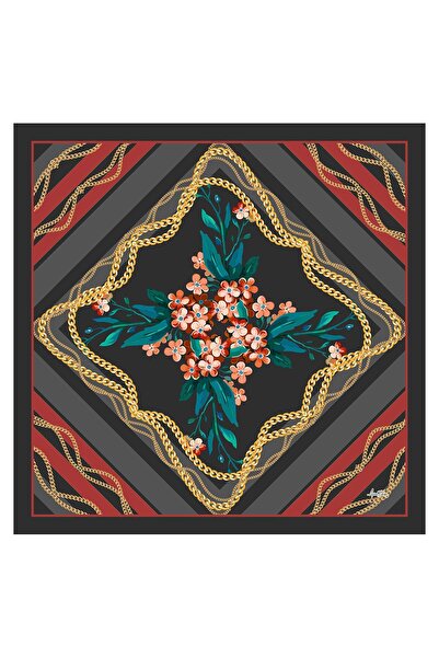 Aisha's Design Τουρμπάν με μοτίβο σατέν με δυνατότητα συνδετικής εφαρμογής, DB-116