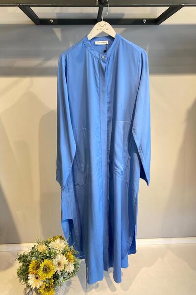 Beys 24SS74070 BEYS DESIGN KETEN UZUN GÖMLEK