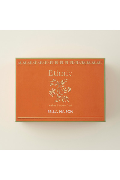 Bella Maison Ethnic 2'li Kahve Fincanı Seti (90 cc)