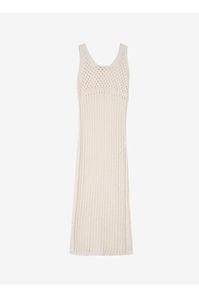 People By Fabrika Bej Kadın Uzun Plaj Elbisesi SPBF4SLS-ELB5600