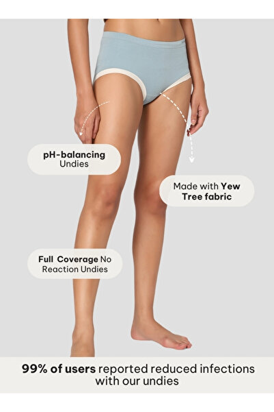Intimate Queen Yew Tree Bae Hipsters – Antibacterial Calm, Made with Yew Tree Fiber | Silk-Soft & pH Balancing