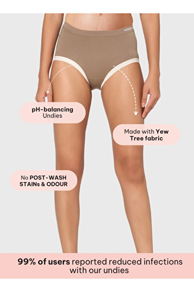 Intimate Queen Yew Tree Bae Maternity Briefs – Silky Soft, Antibacterial Calm, Full-Coverage Comfort