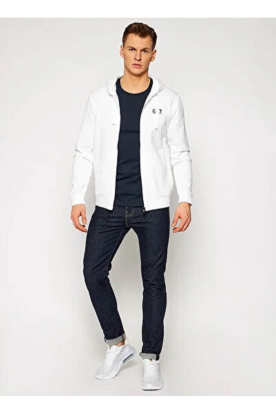 EA7 Bisiklet Yaka Lacivert Erkek T-Shirt 8NPT51PJM9Z