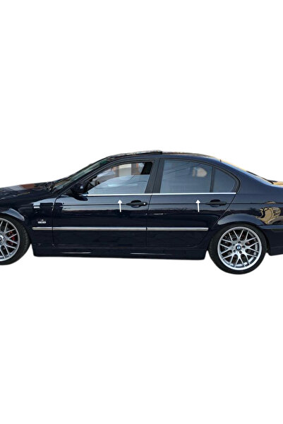 ACK Dizayn BMW E46 ARACA ÖZEL KROM CAM ALT ÇITASI A+
