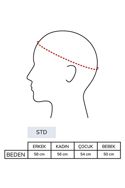 DeFacto Erkek Etiket Baskılı İçi Polarlı Bere C7140AX24WN