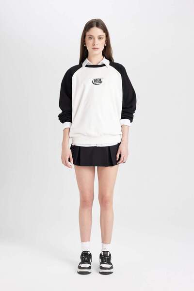 DeFacto Coool Yüksek Bel Pamuk Astarlı Mini Etek C7581AX24AU