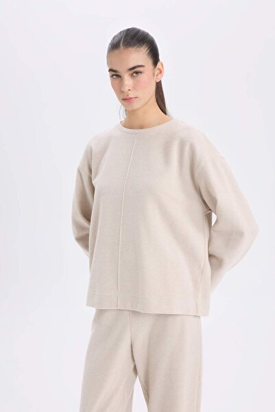 DeFacto 2 db-os csomag Crew nyakú, hosszú ujjú Basic tömör felső széles láb széles, bő szár alsó E1712AX24WN