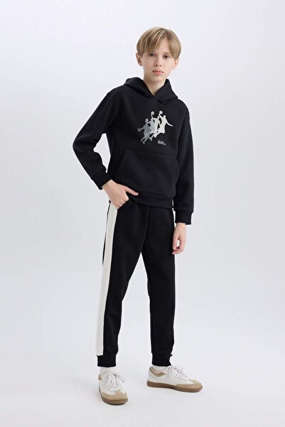DeFacto Boy - Regular Fit Thick Sweatshirt and Trousers Set D4444A8Ns