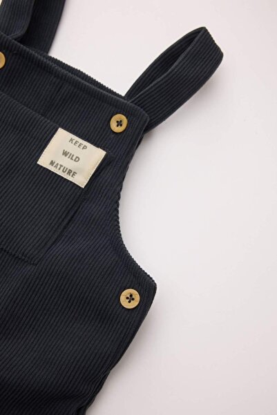 DeFacto Baby Boy 2 Stück Set Rundhals bedrucktes T-Shirt Salopet D5406A524WN