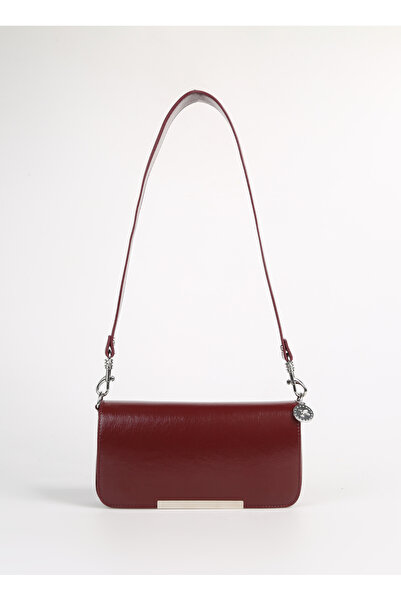 Fabrika Bordo Kadın 14x25x4 cm Omuz Çantası SHINY-VERENY