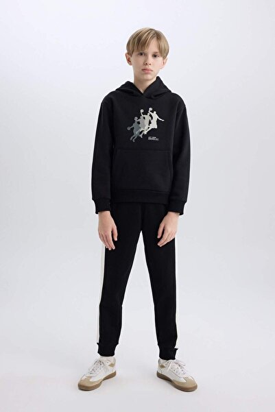 DeFacto Boy - Regular Fit Thick Sweatshirt and Trousers Set D4444A8Ns