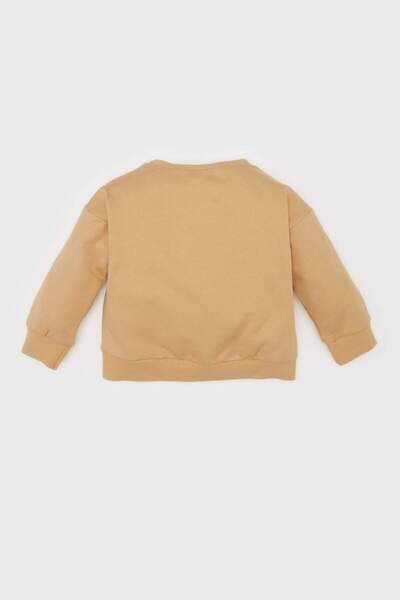 DeFacto Erkek Bebek Space Jam Bisiklet Yaka İçi Yumuşak Tüylü Sweatshirt D4605A524AU