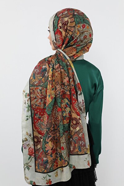 Aisha's Design Patterned Voile Shawl, Sal-135