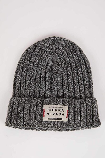 DeFacto Erkek Etiket Baskılı Bere C7145AX24WN