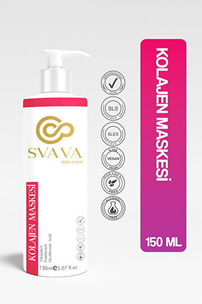 Svava SKİN CARE Kolajen Maskesi Sıkılaştırıcı Lifting Etkili Yüz Maskesi 150ml