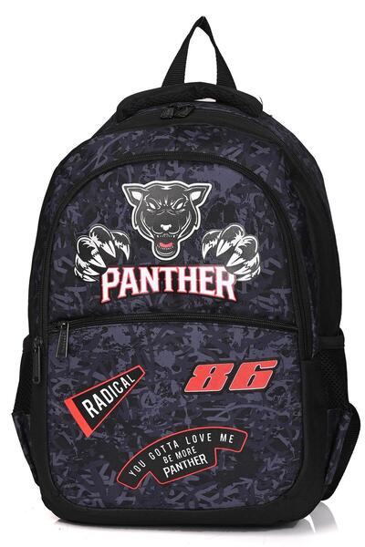 MUGGLE Rucsac și suport pentru stilou pentru școală Pt-9819 Panther