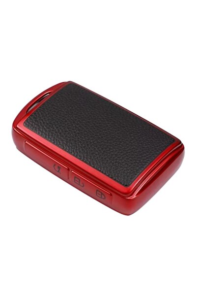 VTH Husă cheie Mazda 3 butoane lateral din silicon TPU cu 3 butoane - Roșu