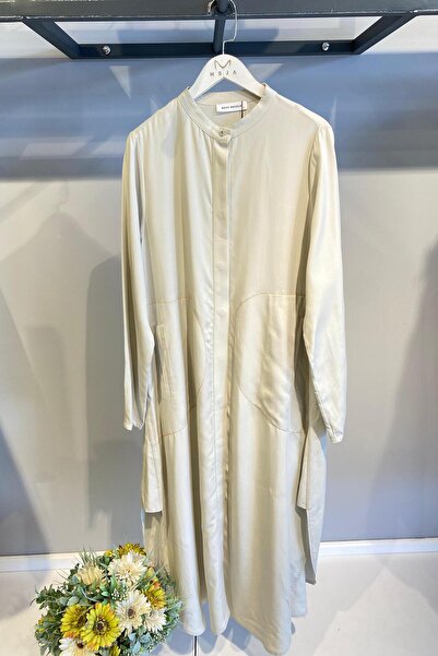 Beys 24SS74070 BEYS DESIGN KETEN UZUN GÖMLEK