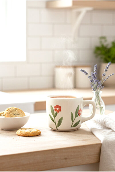 FH finehome Elly Floral Patterned Cup