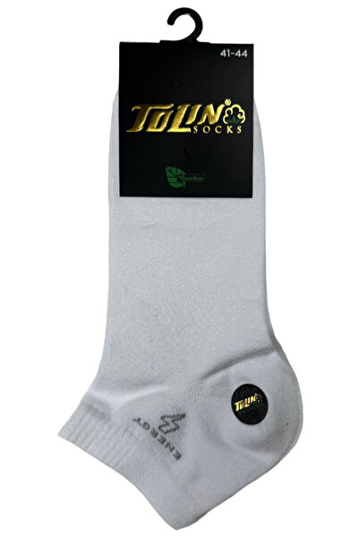 TOLIN Білий бамбуковий чоловічий комплект шкарпеток 12 пар - 10537