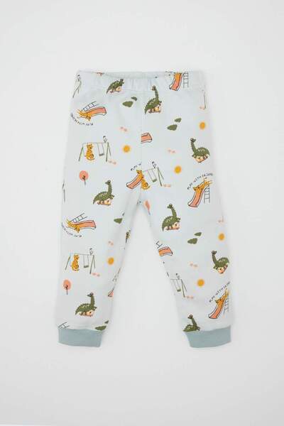 DeFacto Baby Boy Pajama Set Patterned Long Sleeve Top Bottom D5349A524Wn