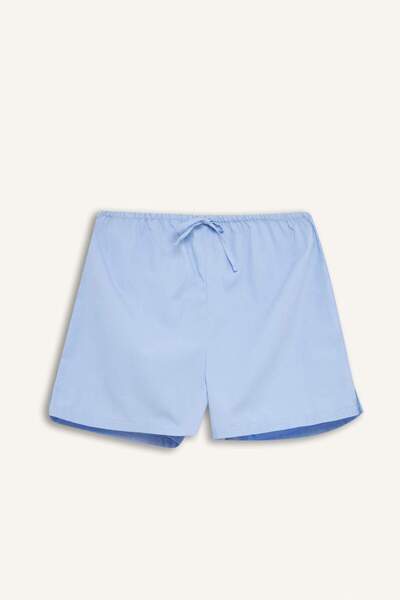 DeFacto Fall in Love Pantaloni scurti din poplin cu dungi, 2 piese, E2458AX24AU