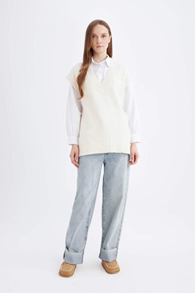 DeFacto Half Turtleneck Relax Fit Knitwear Sweater - D7489Ax24Wn